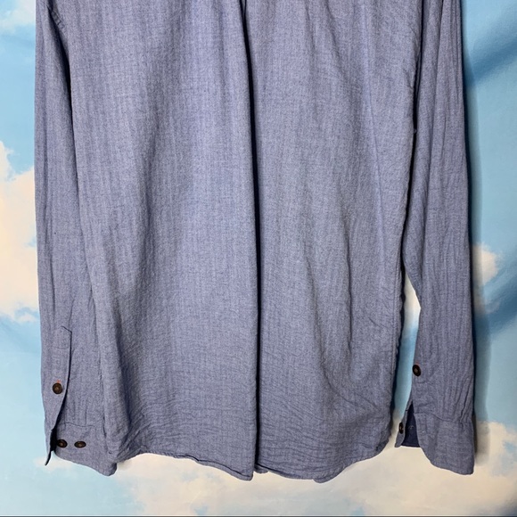 True Measure- Blue Button Up Shirt size Medium - Picture 8 of 9